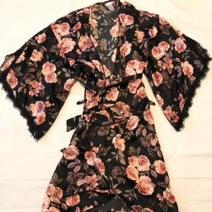 Floral robe